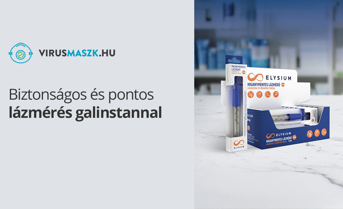 Biztonságos és pontos lázmérés galinstannal