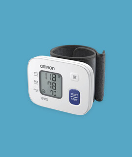 Omron RS1 Intellisense - HEM-6160-E - csuklós vérnyomásmérő készülék (mandzsetta: 13,5-21,5 cm) - 1 db