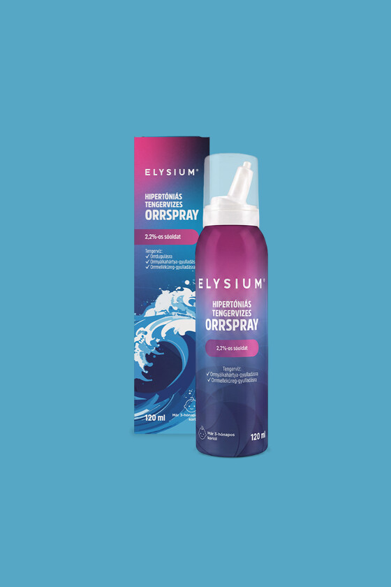 Elysium orrspray - Orrspray - Hipertóniás tengervizes orrspray - 2,2% - 120 ml