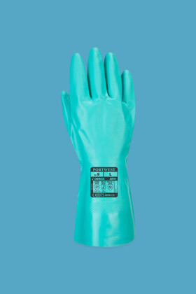 Portwest nitrosafe A810 vegyszerálló zöld kesztyű - 1 pár - XL - Zöld