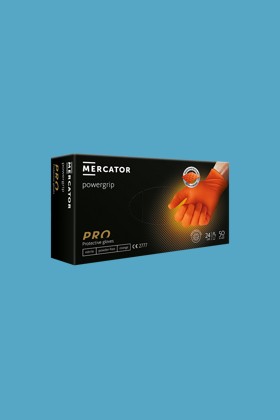 MERCATOR powergrip speciális ipari védőkesztyű - Narancs - 50 db - XL