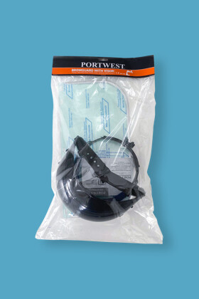 Portwest PW96 Plus arcpajzs felhajtható plexivel - Arcpajzs - 1 db - Víztiszta