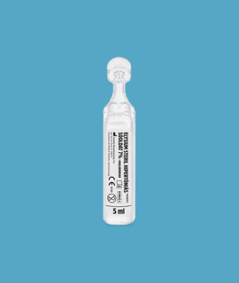 Elysium steril nátrium-klorid oldat - Nátrium-klorid oldat - Hipertóniás sóoldat - 7% + hialuronsav - 20 x 5 ml