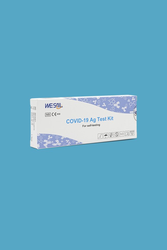 WESAIL COVID-19 Ag tesztkészlet otthoni felhasználásra - 1 db tesztkészlet - SARS-CoV-2 teszt - 100 x 1 db - Antigén (Ag)