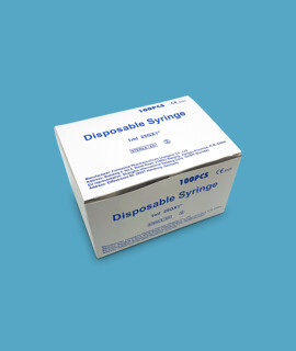 Holttérmentes 1ml-es, fecskendő levehető, 25GX1" tűvel - Fecskendő - 100 db