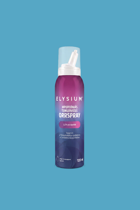 Elysium orrspray - Orrspray - Hipertóniás tengervizes orrspray - 2,2% - 120 ml