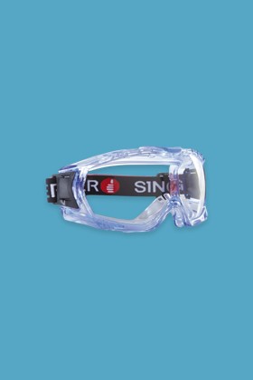 Singer EVAGUARD gumipántos, gázvédő szemüveg - 1 db - Víztiszta