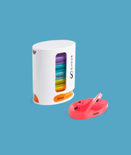 Elysium heti gyógyszeradagoló modern torony - 7x4 - 1 db