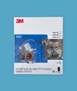 3M 6100-6300 félálarc - Félálarc - 1 db - S