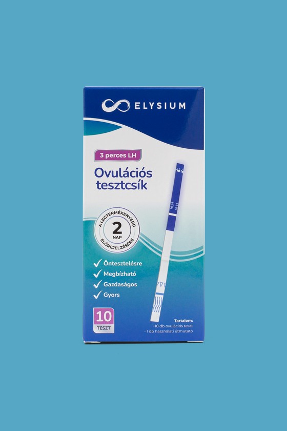 Elysium ovulációs tesztcsík - LH 30 mIU/ml - 10 db - 1 doboz