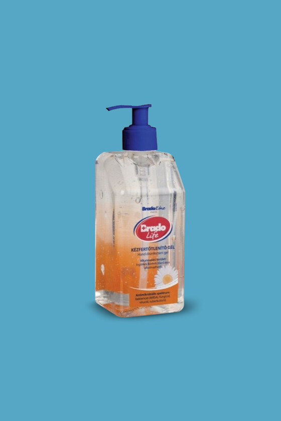 Bradolife kézfertőtlenítő gél 500 ml, pumpás, kamilla - 500 ML