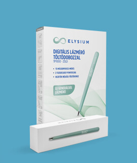 Elysium TP1000 digitális lázmérő töltődobozzal - zöld - 1 db