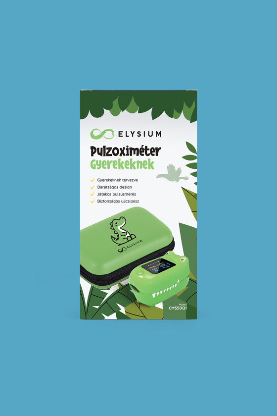 Elysium pulzoximéter - Pulzoximéter - Gyerek - Krokodil