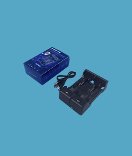 Akkumulátor töltő 18650-es Li-ion akkumulátorhoz - 2 db