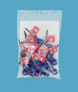 OKI DOKI KIDS multivitaminos nyalóka - Multivitaminos nyalóka - Cukormentes - 25 db - Kék málna ízesítésű