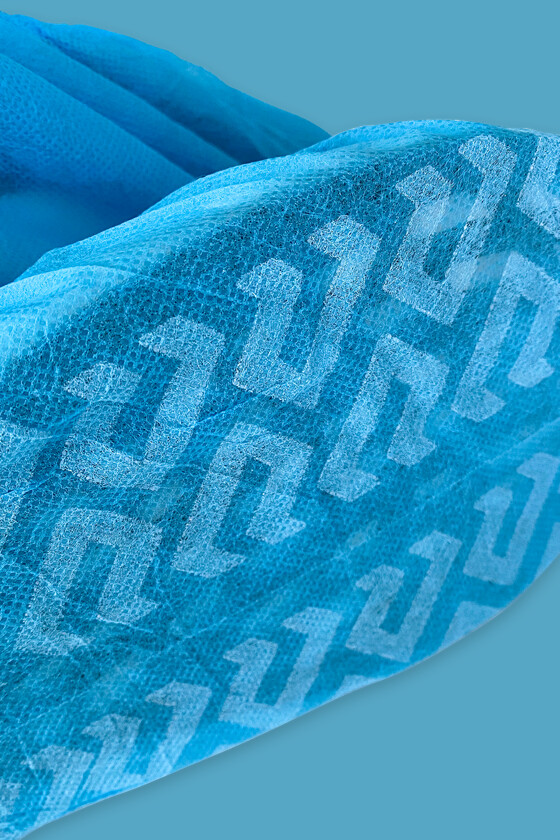 Mercator csúszásmentes, gumis cipővédő nem szőtt textil anyagból - Cipővédő - 100 db - Kék