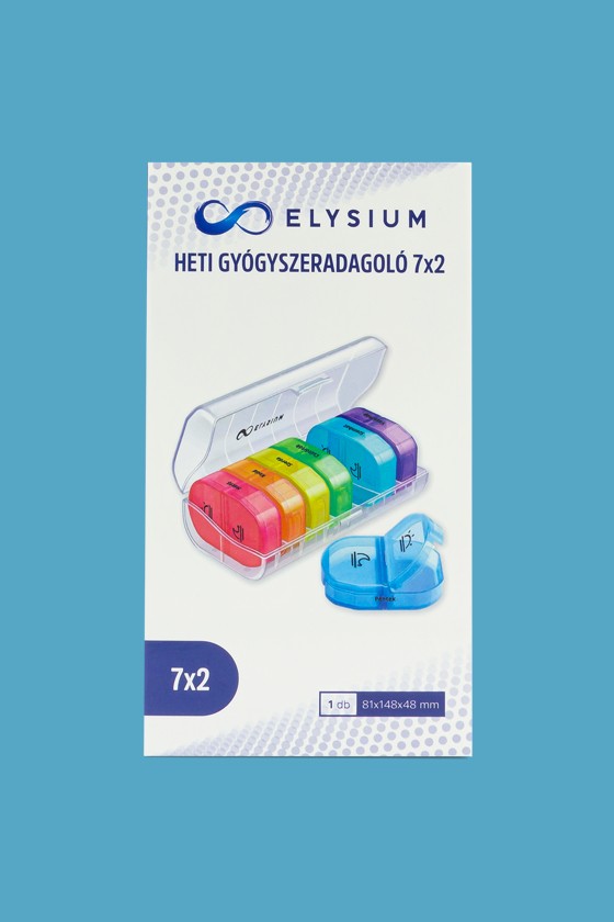 Elysium gyógyszeradagoló - Gyógyszeradagoló - Heti gyógyszeradagoló - 7x2
