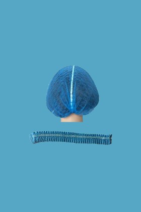 Detektálható duplagumis hajháló - Kék - 100 db