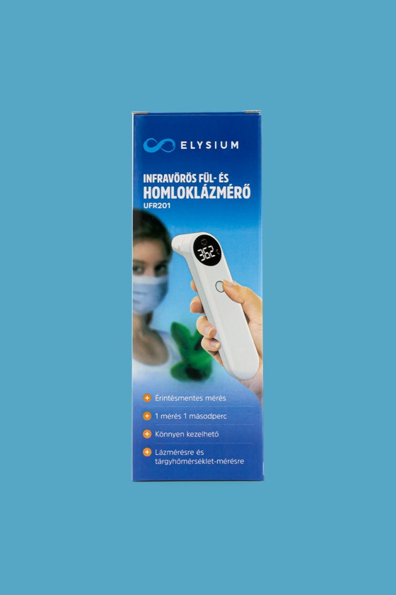 Elysium érintésmentes infravörös digitális lázmérő - Lázmérő többféle típussal - UFR201 infravörös fül- és homloklázmérő