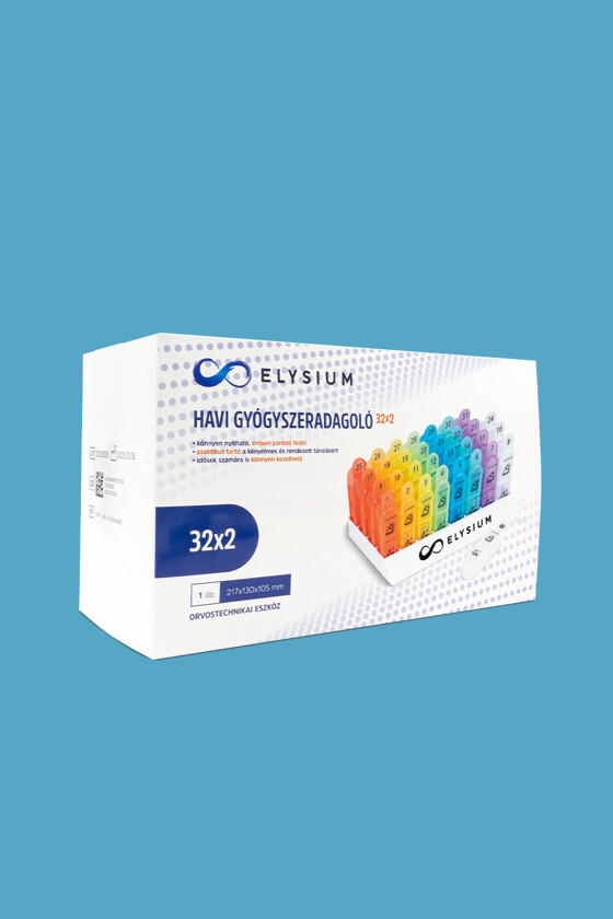 Elysium gyógyszeradagoló - Gyógyszeradagoló - Havi gyógyszeradagoló - 32x2