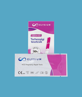 Elysium terhességi és ovulációs teszt - Terhességi és ovulációs teszt - Gyors kimutatású terhességi tesztcsík - 2 db