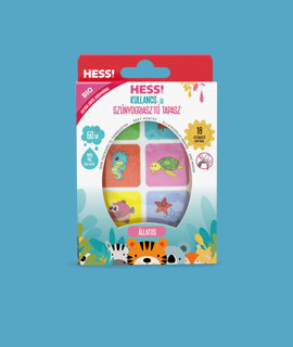 Elysium HESS! kullancs- és szúnyogriasztó állatos tapasz intenzívebb aromával (3 éves kortól) - 60 db - 1 doboz