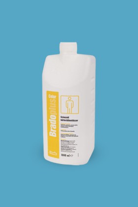 Bradoplus color színezett professzionális bőrfertőtlenítő - Kézfertőtlenítő - illatmentes - 1000 ml