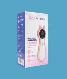 Elysium lázmérő - Lázmérő többféle típussal - TP600 érintésmentes infravörös digitális lázmérő rózsaszín szilikon tokkal