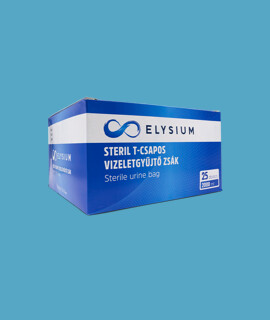 Elysium steril T-csapos vizeletgyűjtő zsák - 2000 ml - 25 db - 1 doboz