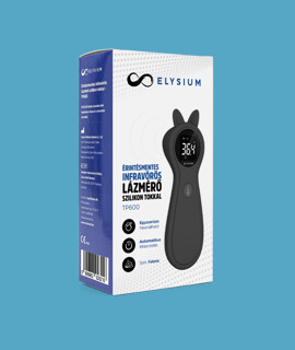 Elysium lázmérő - Lázmérő többféle típussal - TP600 érintésmentes infravörös digitális lázmérő fekete szilikon tokkal