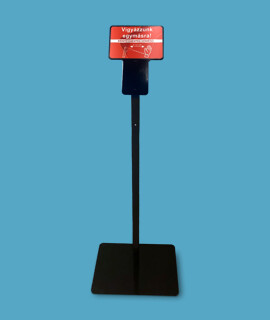 Egyedi állvány Elysium fali lázmérőhöz - Fekete