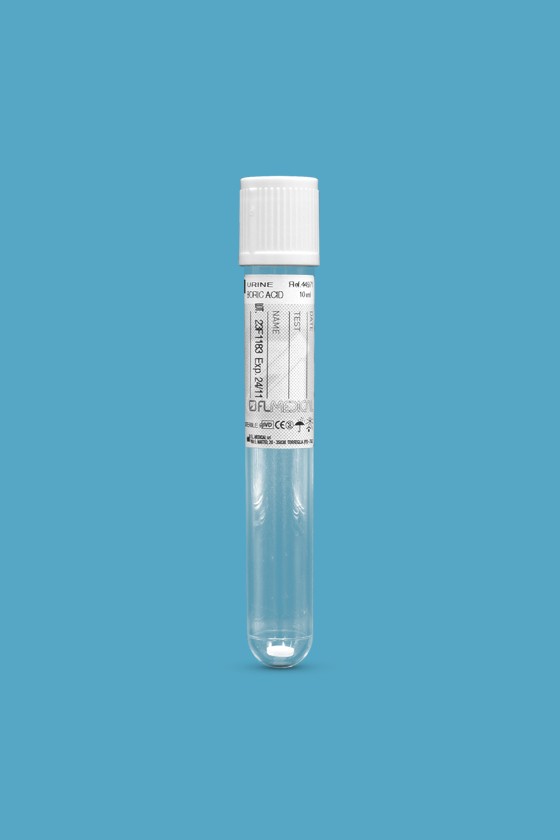 Bórsavas Elysium vákuumos, steril, vizeletminta-vevő cső vákuumtűs vizeletpohárhoz - 16 x 100 mm - 10 ml - 1 db