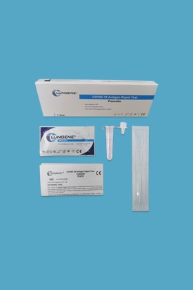 Clungene COVID-19 antigén gyorsteszt - 1 db tesztkészlet (orrgarat/torok/orrlyuk) - 1 db
