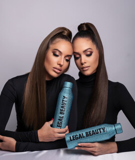 Las Vegas dupla falú, rozsdamentes, acél termosz - Kék/fekete - 480 ml