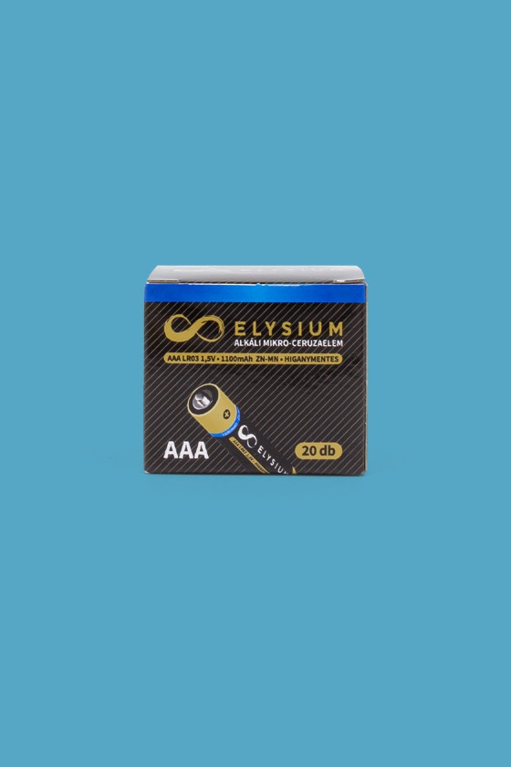 Elysium alkáli elem - Elem - 20 db - Mikro-ceruzaelem (AAA)