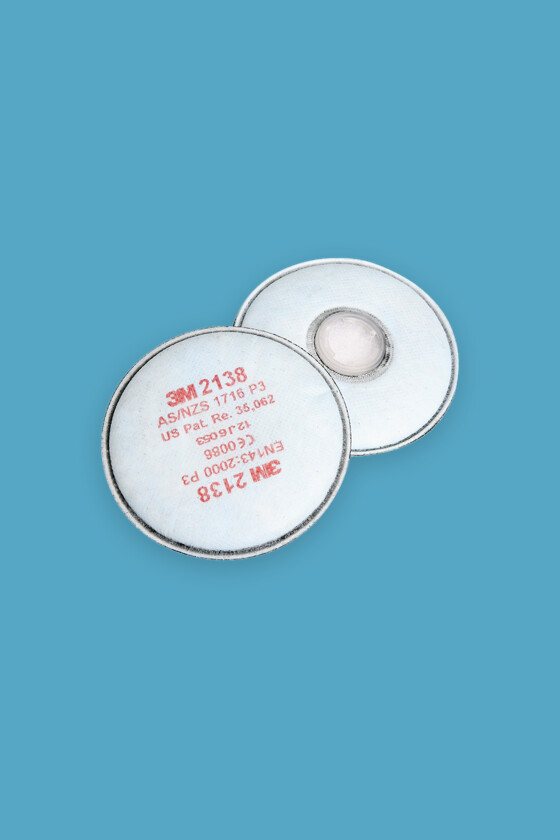 3M 2138 P3 (FFP3)  aktívszenes szűrőbetét - 1 pár