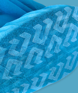 Mercator csúszásmentes, gumis cipővédő nem szőtt textil anyagból - Cipővédő - 100 db - Kék