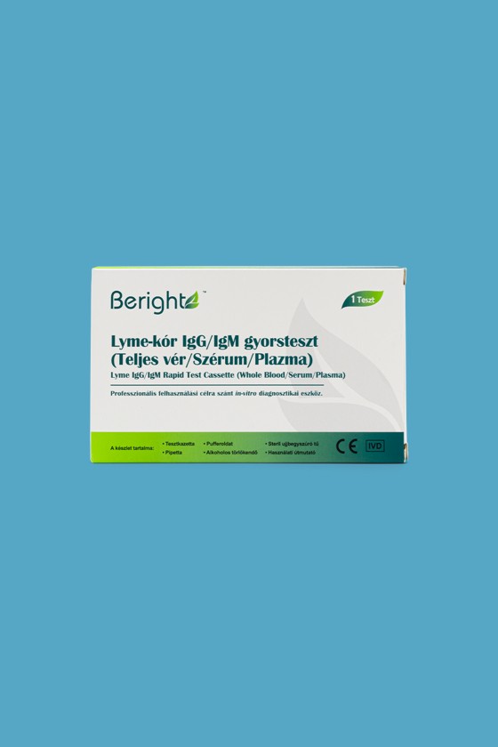 ALLTEST Beright Lyme-kór tesztkészlet - Lyme-kór teszt lejárati idővel - IgG/IgM ujjbegyvérből - 2025-05-31