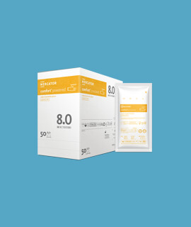 Mercator comfort® EO púderezett steril sebészeti kesztyű - Krémszínű - 100 db - 7.5