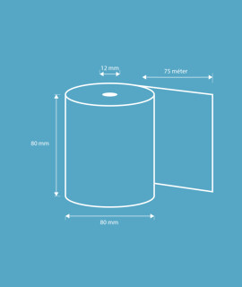 Legal Beauty prémium pénztárgépszalag - Pénztárgépszalag - 80/80/12