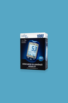 Mérykék 1000 vércukorszintmérő készlet - 1 db