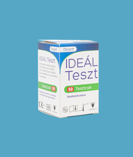Dcont Ideál vércukorszintmérő tesztcsík - 50 db - 1 doboz