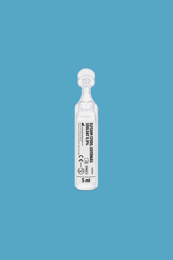 Elysium steril nátrium-klorid oldat - Nátrium-klorid oldat - Izotóniás sóoldat - 0,9% - 20 x 5 ml