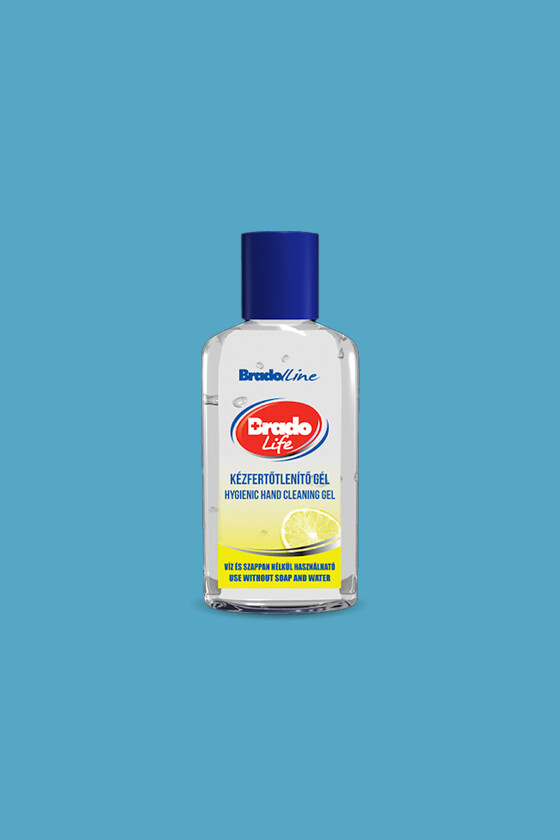Bradolife kézfertőtlenítő gél - Citrom - 50 ML - 1 db