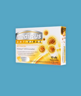 Medistus Antivirus lágypasztilla 10 szemes - Mézes-citromos - 1 doboz