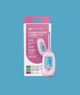 Elysium TP400 flexibilis digitális lázmérő - pasztellrózsaszín - 1 db