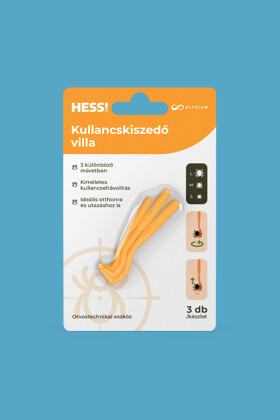 Elysium HESS! kullancskiszedő villa - 3 db/készlet - 1 csomag
