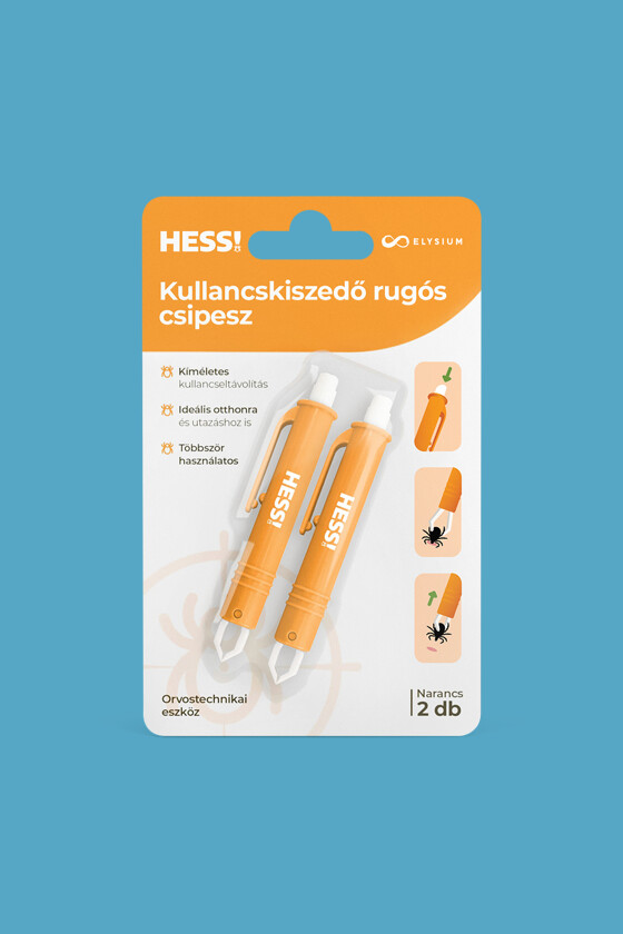 Elysium kullancs- és szúnyogriasztó - Kullancs- és szúnyogriasztó többféle típussal - Kullancskiszedő rugós csipesz - narancssárga