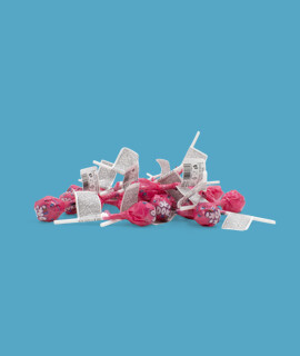 OKI DOKI KIDS eper ízű étrend-kiegészítő nyalóka 15-féle vitaminnal és ásványi anyaggal - Minőségét megőrzi: 2029-01-14 - 25 db - 1 csomag