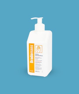 Bradoman soft kéz- és bőrfertőtlenítő folyadék - Pumpás - 500 ml - 1 db